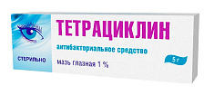 Тетрациклин мазь глазная 1% 5г Синтез