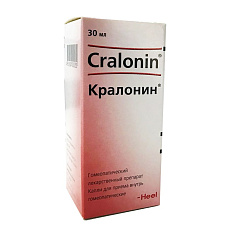 Кралонин капли для приема внутрь гомеопатические 30мл