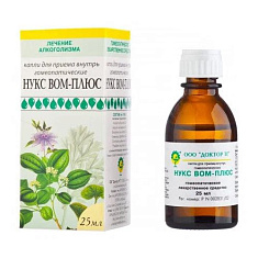 Нукс Вом-Плюс капли для приема внутрь гомеопатические 25мл