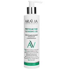Aravia Laboratories Phyto-Active Cleansing Gel Фито-гель для умывания очищающий с ниацинамидом 200мл