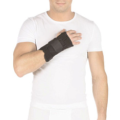 Тривес Бандаж на лучезапястный сустав компрессионный с анатомическими шинами Т.36.11R Т-8311R правый размер L