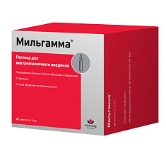 Мильгамма раствор для в/м введ 2мл  N25