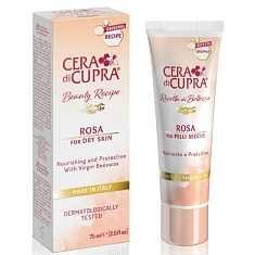 Cera di cupra Крем для лица роза оригинальный рецепт питательный для сухой кожи 75мл