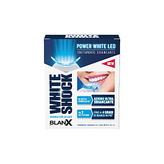 Бланкс (Blanx) White Shock Treatment + Led Bit зубная паста отбеливающий уход 50 мл с световым активатором (капа)