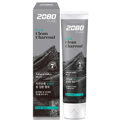 KeraSys Зубная паста Dental Clinic 2080 Уголь и мята, мятный вкус 120г