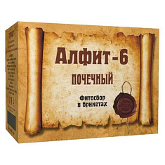 Алфит-6 сбор почечный утренний/вечерний 120 г брикет