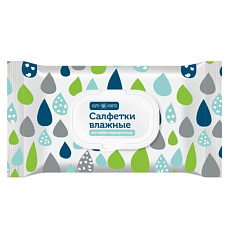 ComForte Салфетки влажные антибактериальные N60 с пластиковым клапаном