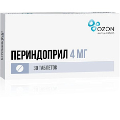 Периндоприл таблетки 4мг N30 Озон