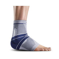 Bauerfeind Бандаж голеностопный MalleoTrain 8G артикул 11011102, размер 4 правый, титан/серый