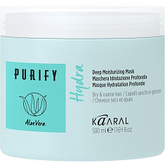 Kaaral Purify Hydra Интенсивная увлажняющая питательная маска для волос 500мл