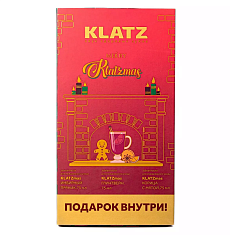 Klatz Набор зубных паст KLATZmas с рождественской свечой Глинтвейн 75мл, Корица с мятой 75мл, Имбирный пряник 75мл