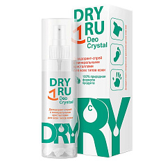 Dry ru Deo Crystal дезодорант-спрей с минеральными кристаллами для всех типов кожи 12г
