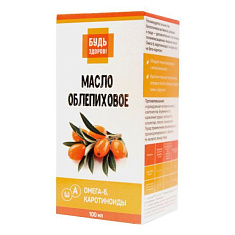 Будь здоров! Масло облепиховое Алтай Премиум 100мл