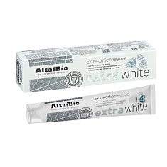 AltaiBio Зубная паста с активными микрогранулами Экстра отбеливание 75мл