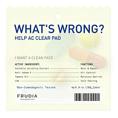 Frudia What's Wrong Очищающие пэды для проблемной кожи 4г