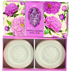 La Florentina мыло Изысканный пион набор 2шт по 115г