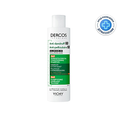 Vichy Деркос DS Шампунь-уход 2в1 Интенсивный против перхоти увлажняющий 200мл