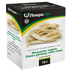 Женьшеня корень плюс 10г Лекра-Сэт