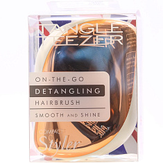 Tangle Teezer Compact Styler Rose Gold Luxe Расческа розовое золото/белый