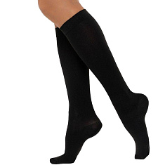 Интекс Элеганс Гольфы женские с закрытым носком класс 2 размер L черный