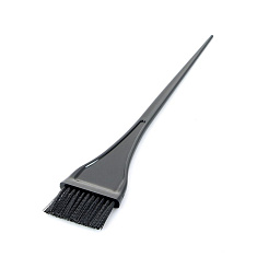 Dewal Pro Кисть для окрашивания черная с черной волнистой щетиной узкая 40мм