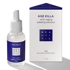 Beautific Age Killa Омолаживающий пилинг 12% с гликолевой кислотой и Центеллой Азиатской 30мл