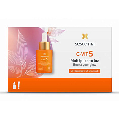 Sesderma C-VIT 5 Набор Сыворотка с витамином С 5 типов 30мл + Radience Флюид 10мл