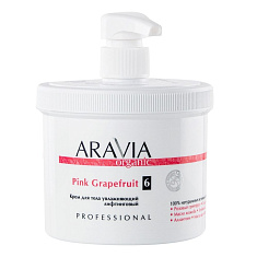 Aravia Organic Крем для тела увлажняющий лифтинговый Pink Grapefruit 550мл