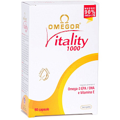 Омегор Виталити 1000 с 4 лет капсулы 1400мг №60