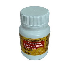 Янтарная кислота Эко таблетки 500мг N30 Экотекс