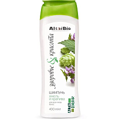 AltaiBio Шампунь для всех типов волос Хмель и Крапива 400мл