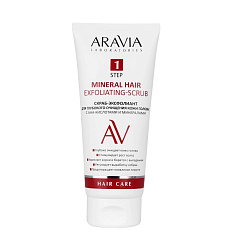 Aravia Laboratories (Аравия) Скраб-эксфолиант для глубокого очищения кожи головы с АНА-кислотами и минералами Mineral Hair Exfoliating-Scrub 200мл