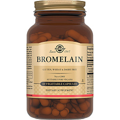 Солгар Бромелайн таблетки 500мг N60