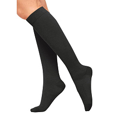 Центр Компресс Чулки компрессионные до колена с закрытым мыском 2 класс размер 1 черные