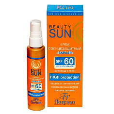 Флоресан Beauty sun Солнцезащитный крем Барьер SPF60 75мл