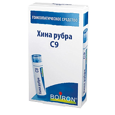 Хина Рубра C9 гранулы гомеопатические 4г