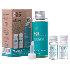 Kaaral К05 Travel Kit Dandruff And Dry Scalp Набор от перхоти для сухой кожи головы лосьон 10мл х 2 + шампунь 100мл