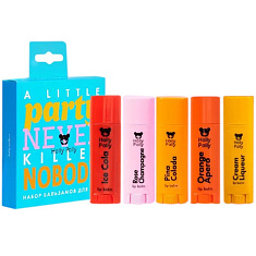 Holly Polly Набор бальзамов для губ Little Party 5шт