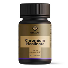Tetralab Пиколинат хрома таблетки 100мг №90