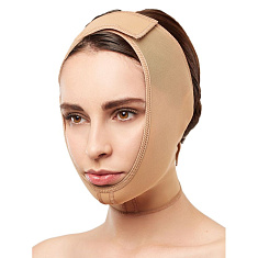 Native Маска компрессионная 6.10 после липосакции подбородка и фейслифтинга размер 4 42-46 телесный