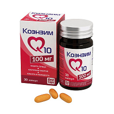 Коэнзим Q10 100мг Coenzyme Q10 100mg капсулы 870мг N30 Реалкапс