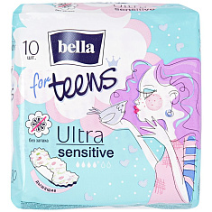Bella for Teens прокладки гигиенические супертонкие Sensitive 10шт