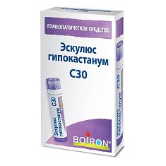 Эскулюс Гипокастанум С30 гранулы гомеопатические 4г Буарон