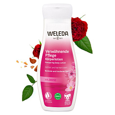 Weleda Розовое нежное молочко для тела 200мл
