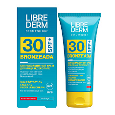 LibreDerm Бронзиада Крем солнцезащитный SPF30 для лица и зоны декольте 50мл