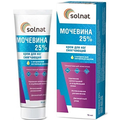 Solnat Крем для ног смягчающий Мочевина 25% 75мл