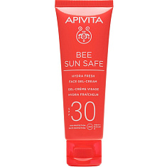 Apivita Bee Sun Safe Гель-крем солнцезащитный свежий увлажняющий для лица SPF30 50мл