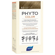 Phyto Фитоколор 8.3 Краска для волос Светлый золотистый блонд