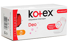 Kotex Прокладки ежедневные Део нормал ароматизированные N56