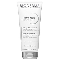 Bioderma Pigmentbio Осветляющий и очищающий крем 200мл
